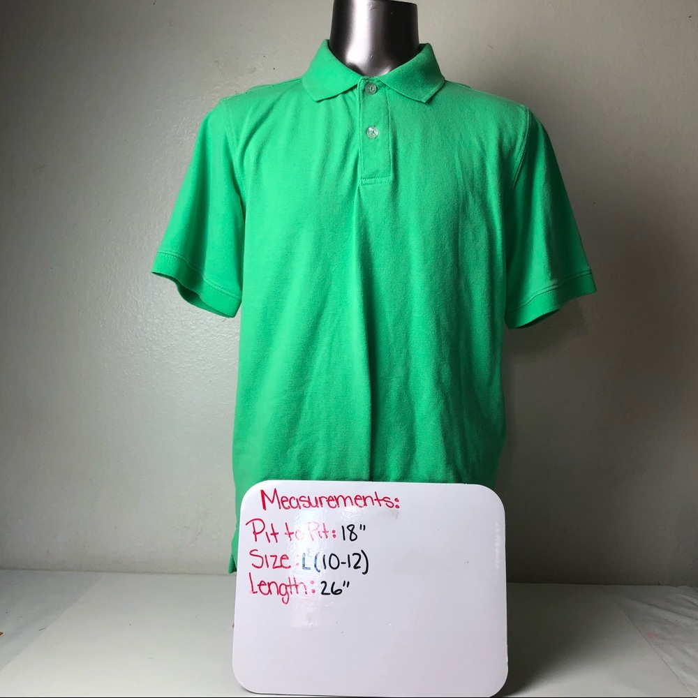 Basic Editions Green Polo - Picture 3 of 4